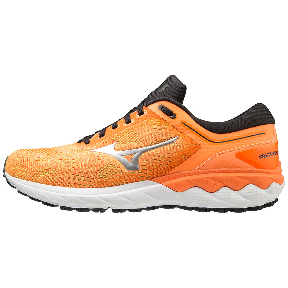 Mizuno Men's Wave Skyrise Running Shoes Orange/ Black (J1GC200946-OQI)